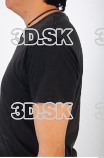 Upper body reference black tshirt of Orville 0003